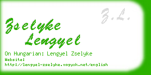 zselyke lengyel business card